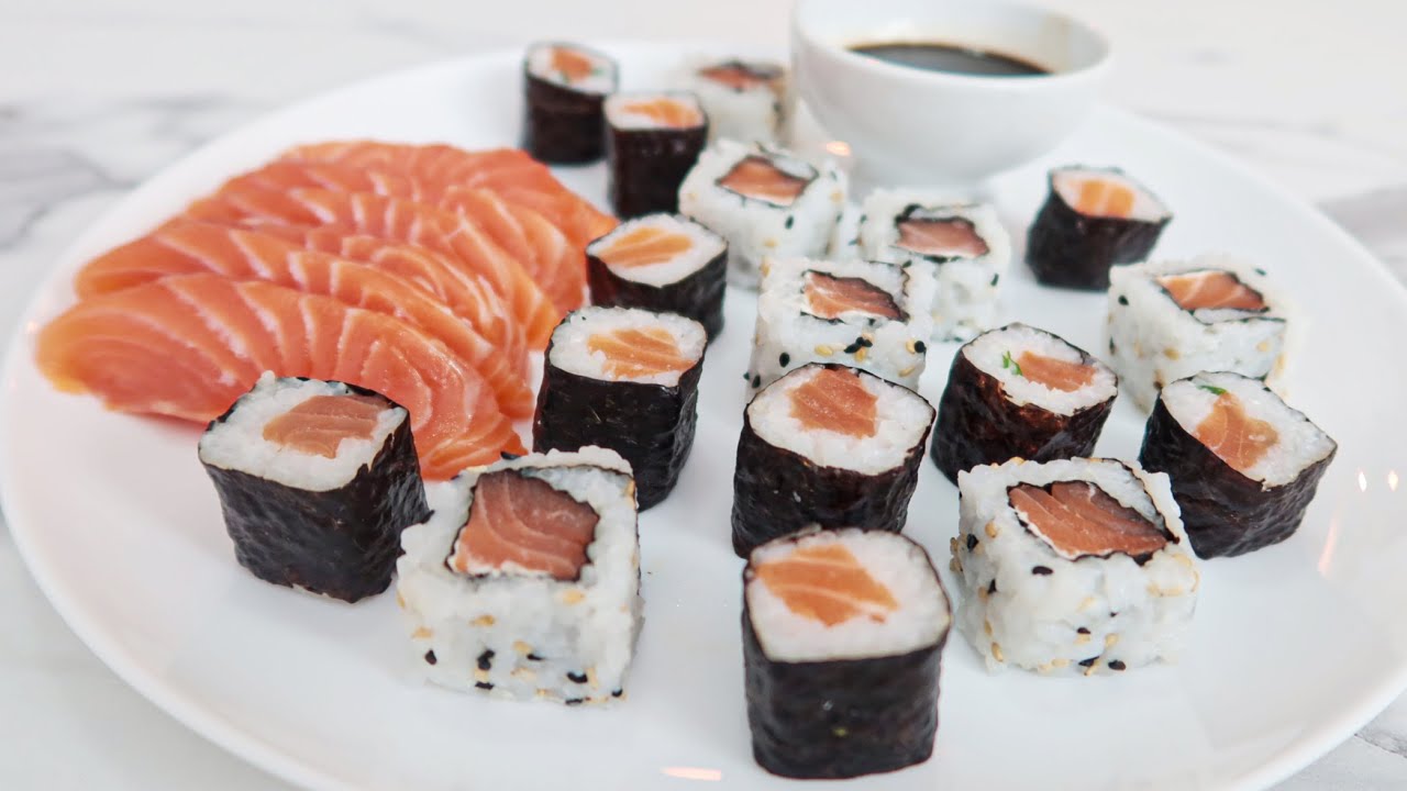 Receita de sushi de salmão